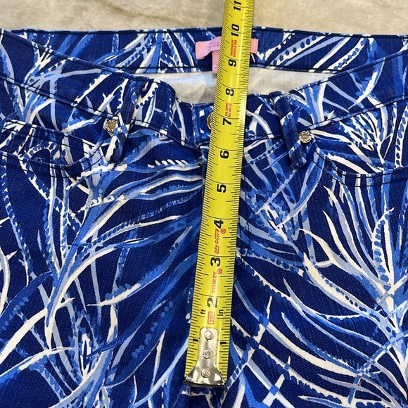 NEW Lilly Pulitzer South Coast Skinny‎ Jean Early Riser Twilight Blue Size 4 - Picture 11 of 14